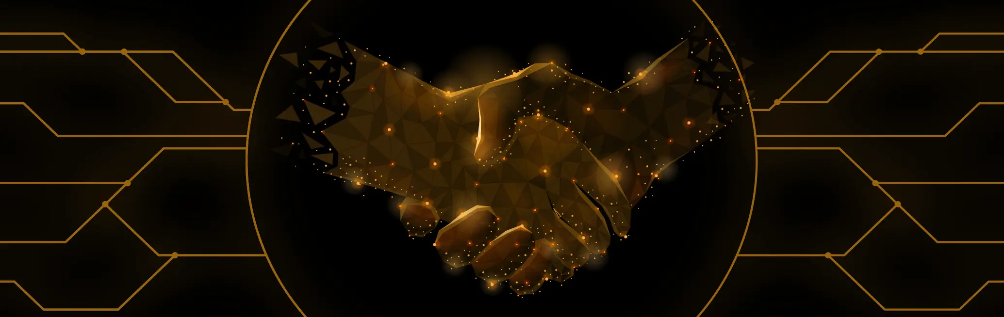 Irusri trusted business partnership illustration